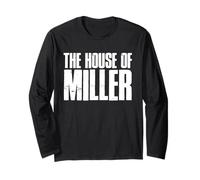 The House of Miller Bold Family Pride Name Design Long Sleeve T-Shirt