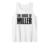The House of Miller Bold Family Pride Name Design Tank Top