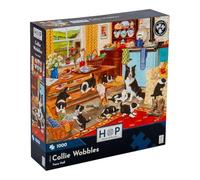 The House of Puzzles - 1000 Piece Jigsaw Puzzle - Collie Wobbles