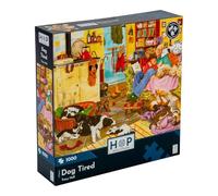 The House of Puzzles - 1000 Piece Jigsaw Puzzle - Dog Tired