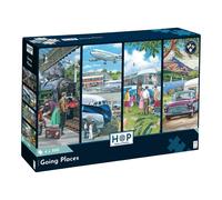 The House of Puzzles 4 x 500 - Going Places 500 Piece Jigsaw Puzzles