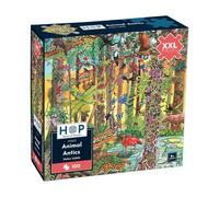The House of Puzzles Animal Antics 100 Piece Puzzle | Large Pieces Jigsaw | Wildlife puzzle for kids & adults with extra large pieces, adult & children's jigsaws, jigsaw puzzle gifts for 9+ year olds
