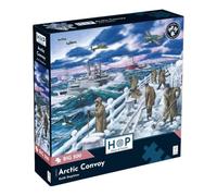 The House of Puzzles Arctic Convoy BIG 500 Puzzle | Large Piece War Jigsaw | 500 piece wartime jigsaw puzzle for adults, extra-large size puzzle pieces for easier handling, adult jigsaw puzzles & gifts