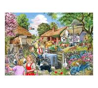 The House Of Puzzles At The Farm Gate, BIG 500 Piece Jigsaw Puzzle The House Of Puzzles Multicolor