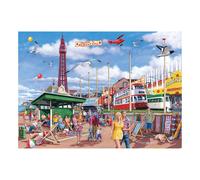 The House Of Puzzles Blackpool Promenade BIG 500 Piece Jigsaw Puzzle The House Of Puzzles Multicolor 500 Piece