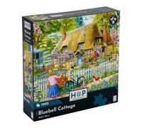 The House of Puzzles Bluebell Cottage 1000 Piece Jigsaw Puzzle