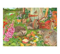 The House of Puzzles - Bottom Of The Garden Jigsaw - 1000 Piece Jigsaws For Adults, Artist Illustrated, Scenic Landscape, Deluxe Puzzle Gifts