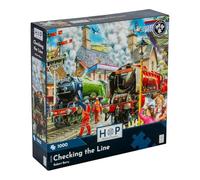 The House of Puzzles Checking the Line, 1000 Piece Jigsaw
