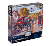 The House of Puzzles - 1000pc Jigsaw Puzzle - Coalman Delivery - Artist Illustrated, Scenic