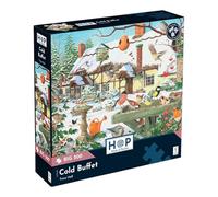 The House of Puzzles - Cold Buffet Jigsaw Puzzle - 500 Piece, Artist Illustrated, Extra Large Pieces