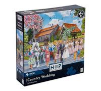 The House of Puzzles Country Wedding 1000 Piece Jigsaw Puzzle