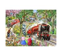 The House of Puzzles - Daily Express Jigsaw - Big 500 Piece Jigsaws For Adults, Extra Large Pieces, Artist Illustrated, Scenic Landscape, Deluxe Puzzle Gifts