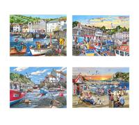 The House of Puzzles Days At The Dock - 4 x 500 Piece Jigsaw Puzzle