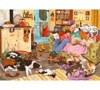 The House of Puzzles Dog Tired - 1000 Piece Jigsaw Puzzle