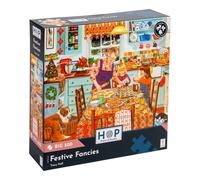 The House Of Puzzles, Festive Fancies, Big 500 Piece Jigsaw Puzzle, Multi