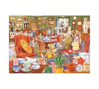 The House of Puzzles Going Going Gone 1000 Piece Puzzle | Vintage Auction Themed Jigsaw with Antique Shop Details | Artist Illustrated Jigsaws for Adults & Kids | Fun & Unique Gifts for Puzzling Fans