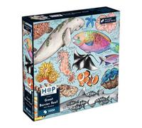 The House of Puzzles | Great Barrier Reef 1000 Piece Jigsaw Puzzle | By Mirri Rowland | 19 x 27in | Contemporary Art | FSC Certified Board