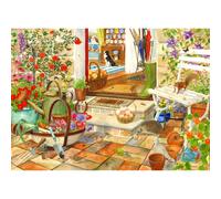 The House of Puzzles - Home & Garden Jigsaw - 1000 Piece Jigsaws For Adults, Artist Illustrated, Scenic Landscape, Deluxe Puzzle Gifts
