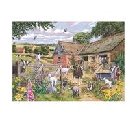 The House of Puzzles - Just Kidding Jigsaw - Big 500 Piece Jigsaws For Adults, Extra Large Pieces, Artist Illustrated, Scenic Landscape, Deluxe Puzzle Gifts