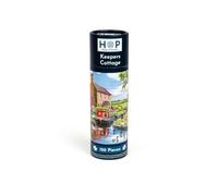 The House of Puzzles Keeper's Cottage, 150 Piece Mini Jigsaw Puzzle Tube | Mini Jigsaw with Canal Boat Details, Travel Jigsaw, Sustainable Board, Small Gift & Stocking Filler for Adults & Kids