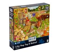 The House of Puzzles - Jigsaw Puzzle - Like Rag Tag & Bobtail - 1000 Piece - Multicolor