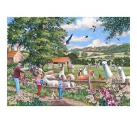 The House Of Puzzles Llama Mamas, 1000 Piece Jigsaw Puzzle The House Of Puzzles Multicolor