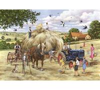 The House of Puzzles Making Hay - BIG 500 Piece Jigsaw Puzzle
