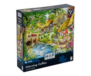 The House of Puzzles, Morning Coffee, 1000 Piece Jigsaw Puzzle