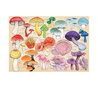 The House of Puzzles Mushroom Mania Jigsaw - 1000 Piece Jigsaws For Adults, Artist Illustrated, Scenic Landscape, Deluxe Puzzle Gifts