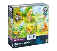 The House of Puzzles Nature Study, Big 250 Piece Jigsaw | Extra Large Pieces, Artist Illustrated, Scenic Landscape, Deluxe Puzzle Gift for Adults & Kids