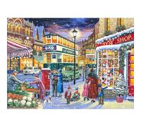 The House of Puzzles - No.19 - Catching The Tram Jigsaw - 1000 Piece Jigsaws For Adults, Artist Illustrated, Scenic Landscape, Deluxe Puzzle Gifts