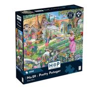 The House of Puzzles No.29 Pretty Potager Find The Differences 1000 Piece Jigsaw Puzzle