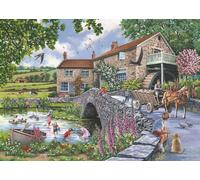 The House Of Puzzles Old Mill, 1000 Piece Jigsaw Puzzle The House Of Puzzles Multicolor