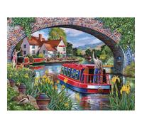 The House of Puzzles - Over & Under Jigsaw - Big 500 Piece Jigsaws Age 3+ For Adults, Extra Large Pieces, Artist Illustrated, Scenic Landscape, Deluxe Puzzle Gifts
