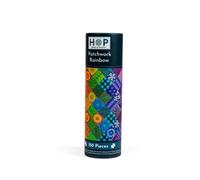 The House of Puzzles Patchwork Rainbow Puzzle Tube - 150 Piece