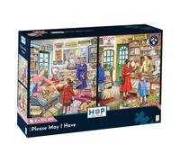 The House of Puzzles Please May I Have 2 x BIG 500 Piece Jigsaw Puzzle Multipack