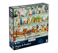 The House of Puzzles Posies & Produce, 1000 Piece Jigsaw