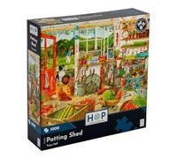 The House of Puzzles - 1000-Piece Jigsaw Puzzle - Potting Shed - Artist-Illustrated Scenic Landscape