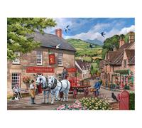 The House Of Puzzles Pulling Their Weight, BIG 500 Piece Jigsaw Puzzle The House Of Puzzles Multicolor