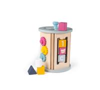 Bigjigs Toys, FSC Certified Rolling Activity Centre, Wooden Toys, Baby Activity Centres, Wooden Shape Sorter, Toddler Toys, Baby Toys