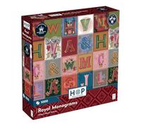 The House of Puzzles Royal Monograms, 1000 Piece Jigsaw