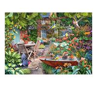 The House of Puzzles - Splashing Around Jigsaw - 1000 Piece Jigsaws For Adults, Artist Illustrated, Scenic Landscape, Deluxe Puzzle Gifts