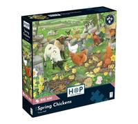 The House of Puzzles Spring Chickens BIG 500 Piece Jigsaw Puzzle