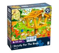 The House of Puzzles Strictly For The Birds Jigsaw - Big 250 Piece Jigsaws For Adults & Kids, Extra Large Pieces, Artist Illustrated, Scenic Landscape, Deluxe Puzzle Gifts