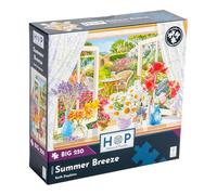 The House of Puzzles - Summer Breeze Jigsaw - Big 250 Piece Jigsaws For Adults & Kids, Extra Large Pieces, Artist Illustrated, Scenic Landscape, Deluxe Puzzle Gifts