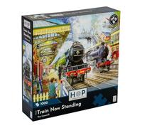 The House of Puzzles - Train Now Standing Jigsaw - 1000 Piece Jigsaws For Adults, Artist Illustrated, Scenic Landscape, Deluxe Puzzle Gifts