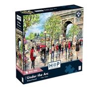 The House of Puzzles | Under the Arc BIG 500 Puzzle | Paris Theme | Richard Macneil Artist | 48 x 69cm Dimensions | FSC Certified Board