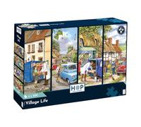 The House of Puzzles Village Life, 4 x 500 Piece Jigsaw Multipack