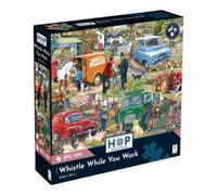 The House of Puzzles | Whistle While you Work BIG 500 Puzzle | Robert Barry Artist | Towns and Villages Theme | FSC® Certified Board | 500 Pieces | 19 x 27in