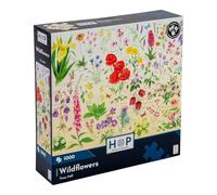 The House of Puzzles Wildflowers Jigsaw - 1000 Piece Jigsaws For Adults, Artist Illustrated, Scenic Landscape, Deluxe Puzzle Gifts
